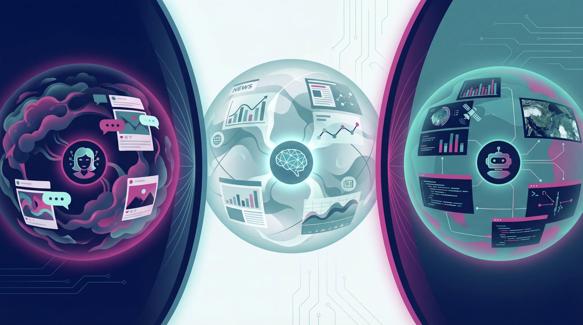 三个LLM的不同现实